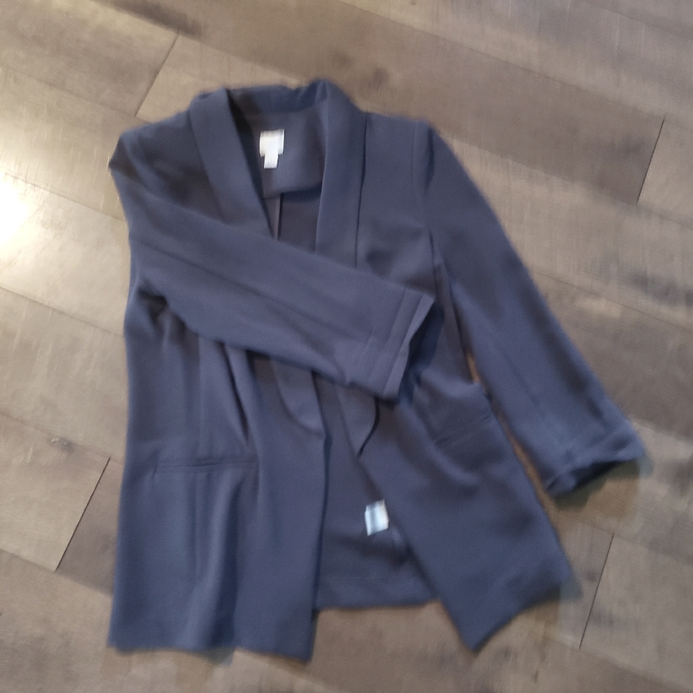 Gray blazer 3/4 sleeves